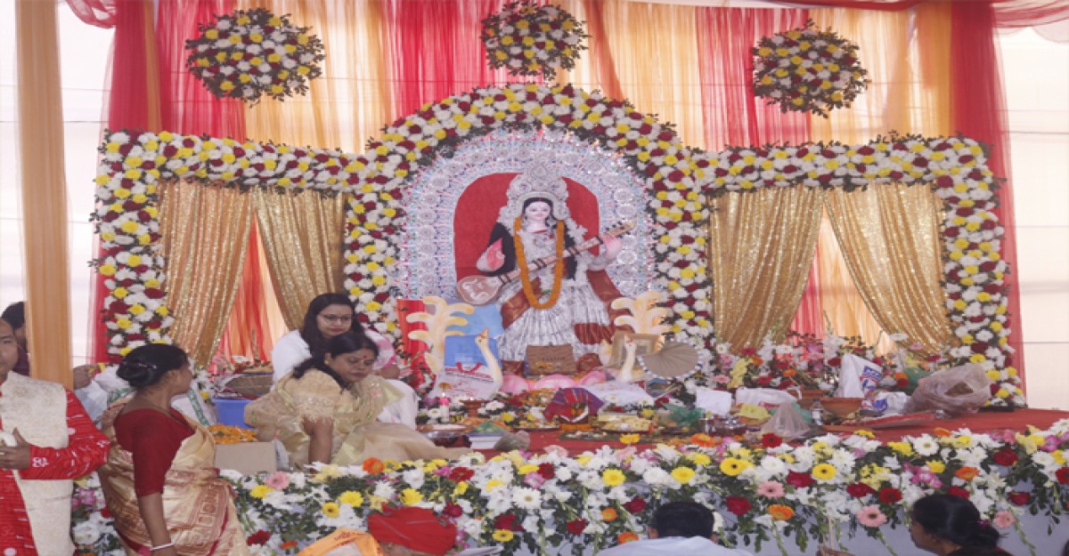 বঙ্গবন্ধু শেখ মুজিব মেডিক্যাল বিশ্ববিদ্যালয়ে সরস্বতী পূজা অনুষ্ঠিত