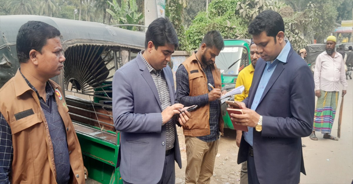 নাগরপুরে যানজট নিরসনে মোবাইল কোর্ট