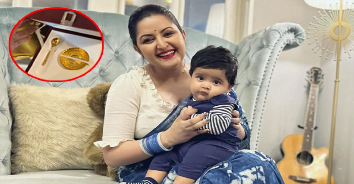 পুত্র রাজ্যকে সোনার চামচ মুখে দিয়ে বড় করবেন পরীমণি