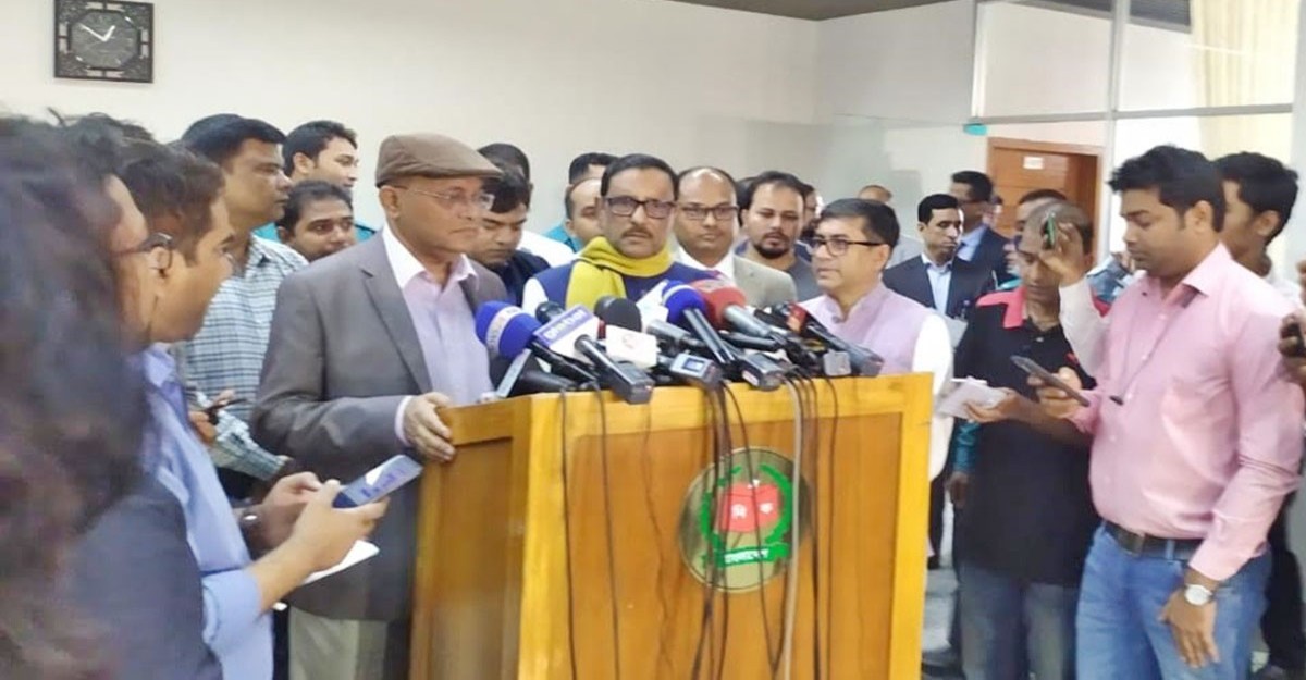 সংলাপে আগ্রহ নেই বিএনপির: কাদের