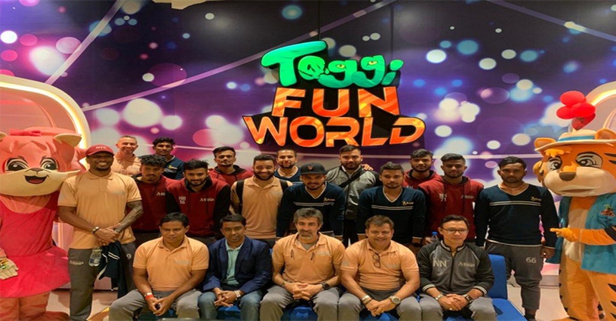 টগি ফান ওয়ার্ল্ড -এ থ্রিলিং সময় কাটালো বসুন্ধরা কিংস ফুটবল টিম