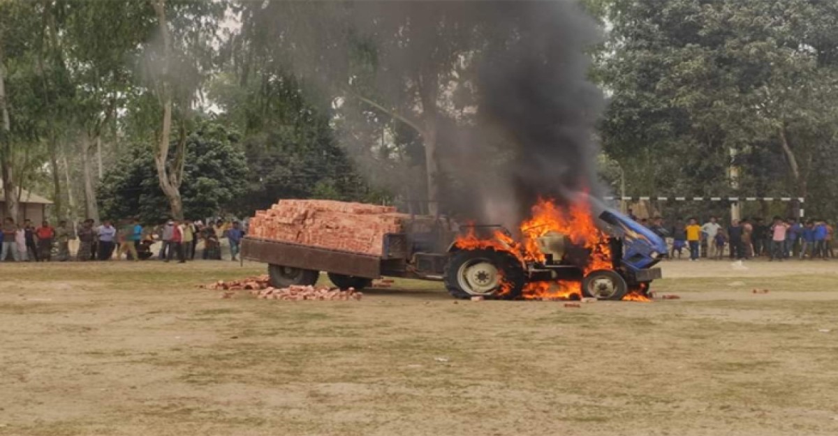 পঞ্চগড়ে ট্রাক্টরের চাপায় শিক্ষিকা নিহত