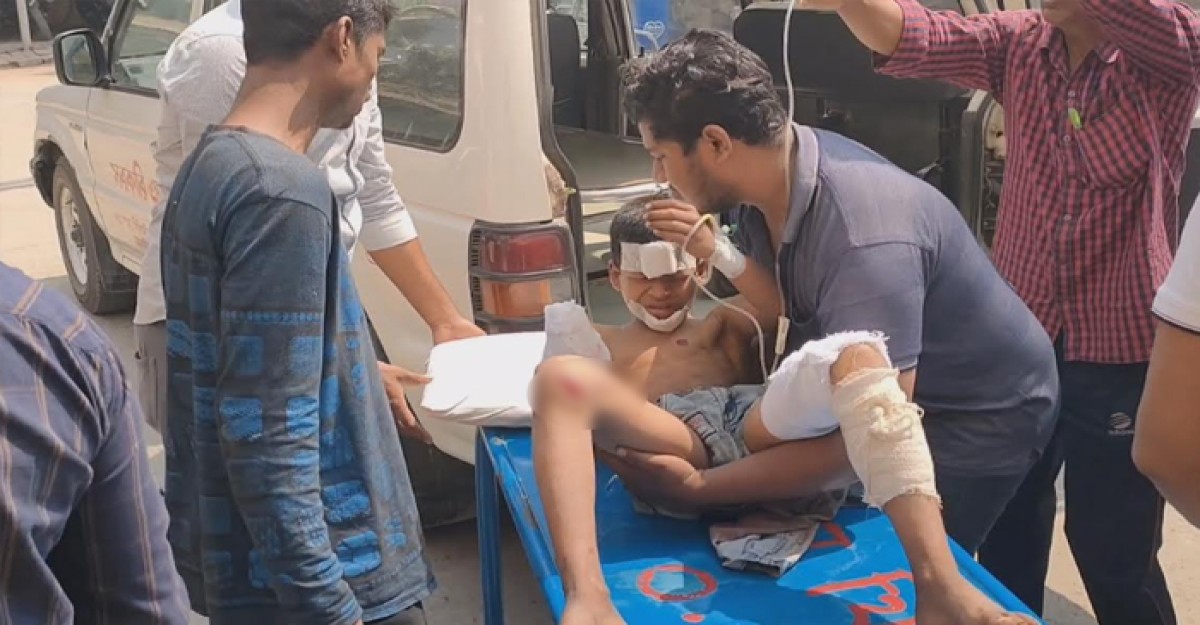 মেহেরপুর থানা চত্বরে বোমা বিস্ফোরণ, ২ শিশু আহত