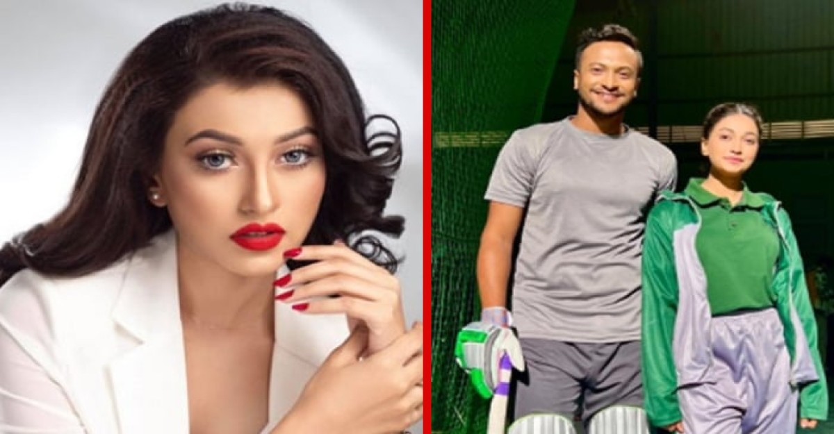 সাকিব আল হাসানের স্ত্রীর রূপে পর্দায় রাজ রিপা
