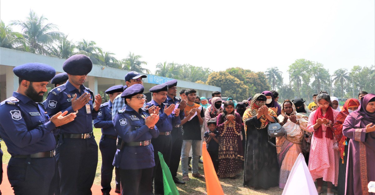 গোপালগঞ্জে পুলিশ মেমোরিয়াল ডে পালন