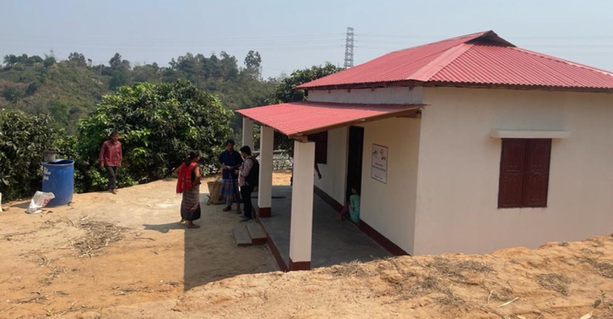 পাহাড়ে উদ্বোধনের অপেক্ষায় ভূমিহীনদের জন্য নির্মিত ঘর