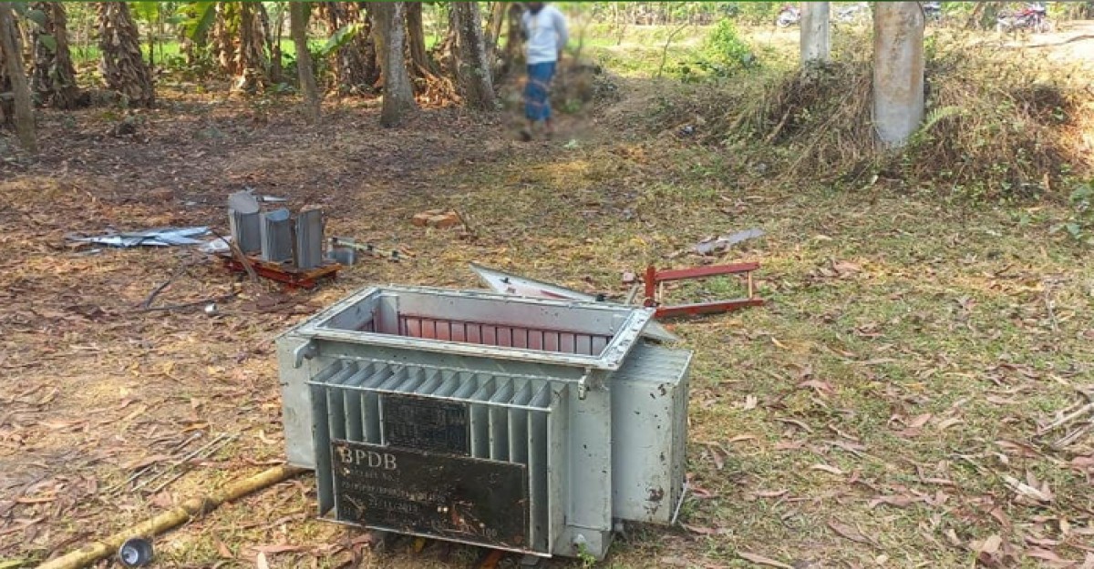 সখিপুরে বিদ্যুতের ট্রান্সমিটার চুরি