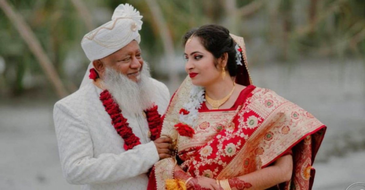 বিয়ে করলেন ৭০ বছর বয়সী শিক্ষক