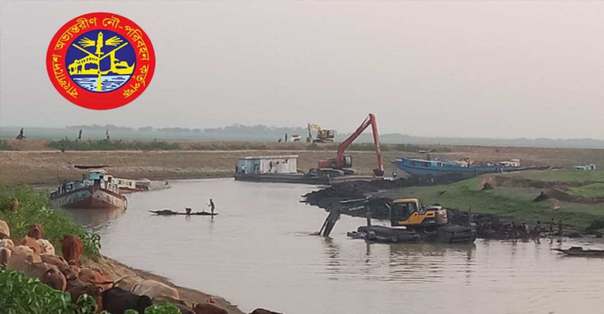 পাটলাই নৌ-রুটে নাব্যতা সংকট কাটাতে খনন করছে বিআইডব্লিউটিএ