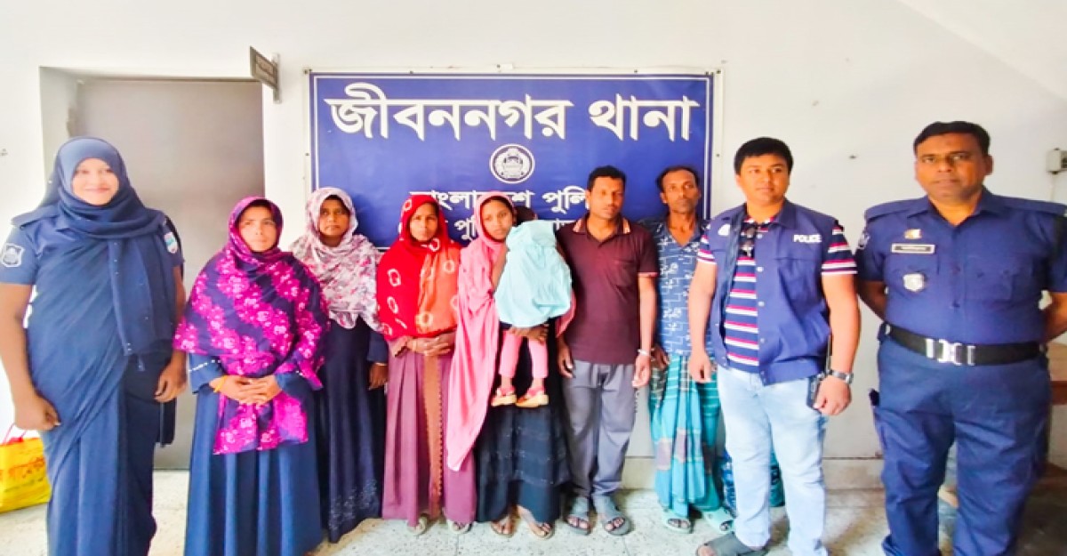 জীবননগর সাজা ভুক্ত নারী আসামীসহ ৬ জন গ্রেফতার