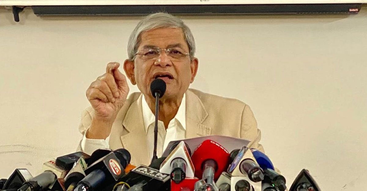 সরকার গণতন্ত্রকে চিরদিনের জন্য মাটিচাপা দিতে চায়: ফখরুল