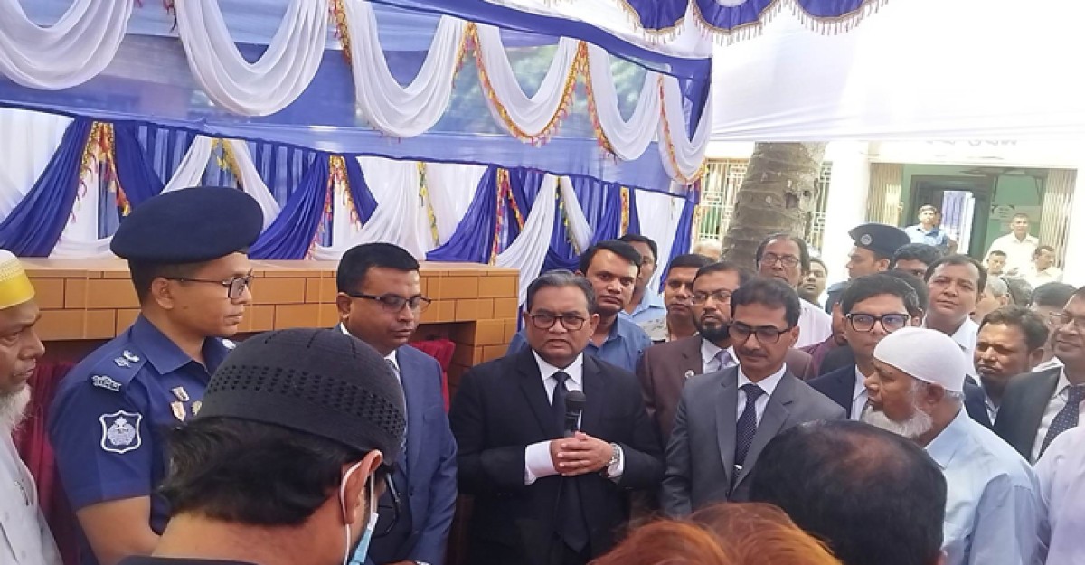 রাজবাড়ীতে বিচারপ্রার্থীদের জন্য ন্যায়কুঞ্জ নির্মাণ উদ্বোধন
