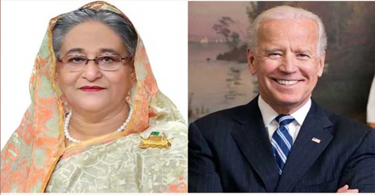 জো বাইডেনকে চিঠি পাঠিয়েছেন শেখ হাসিনা