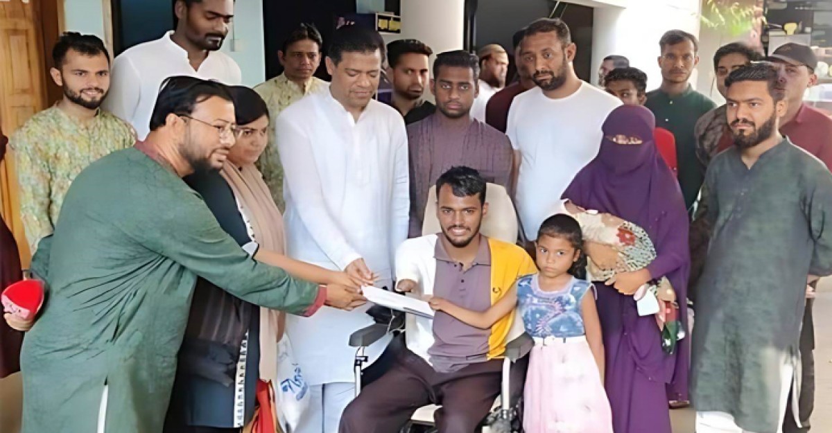 ফেনীর পৌর মেয়রের উদ্যোগে কর্মসংস্থান হচ্ছে আর্জেন্টিনা ভক্ত মতিনের