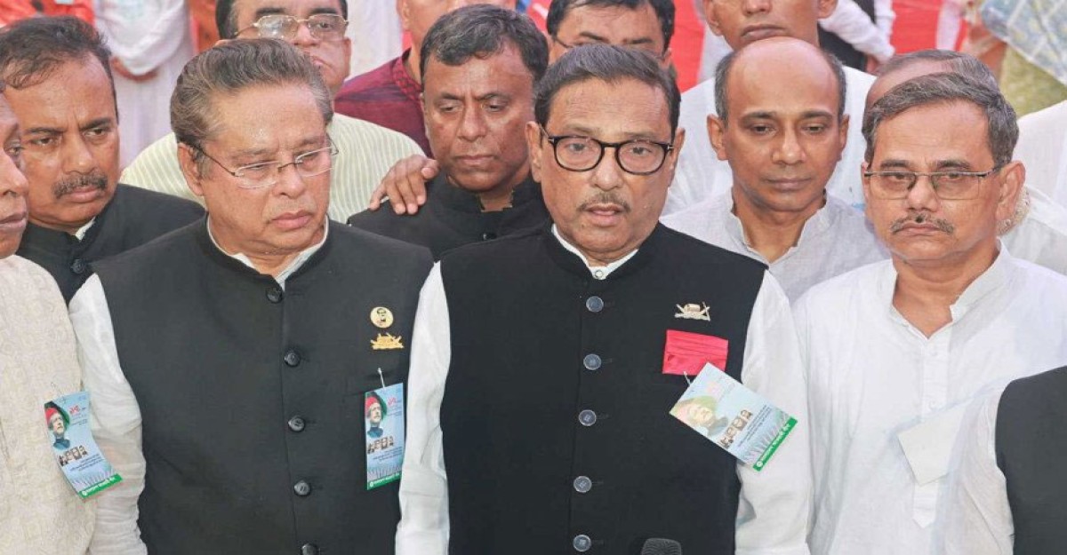 পরাজয় জেনেই বিএনপি ষড়যন্ত্রের পথ বেছে নিয়েছে: কাদের