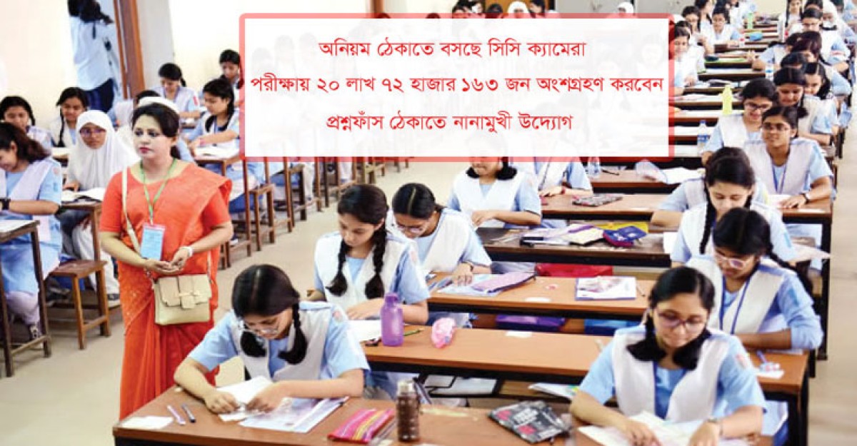এসএসসি পরীক্ষা শুরু কাল, অনিয়ম ঠেকাতে সিসি ক্যামেরা