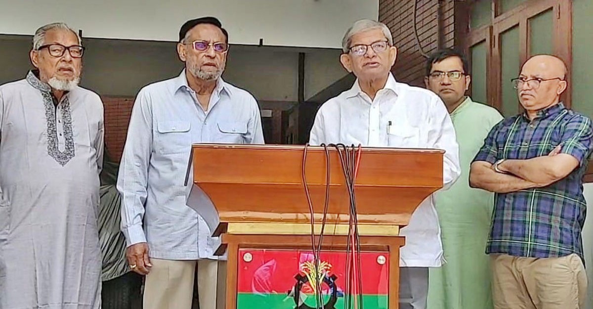 রাষ্ট্র ধ্বংসের দ্বারপ্রান্তে পৌঁছে গেছে: ফখরুল