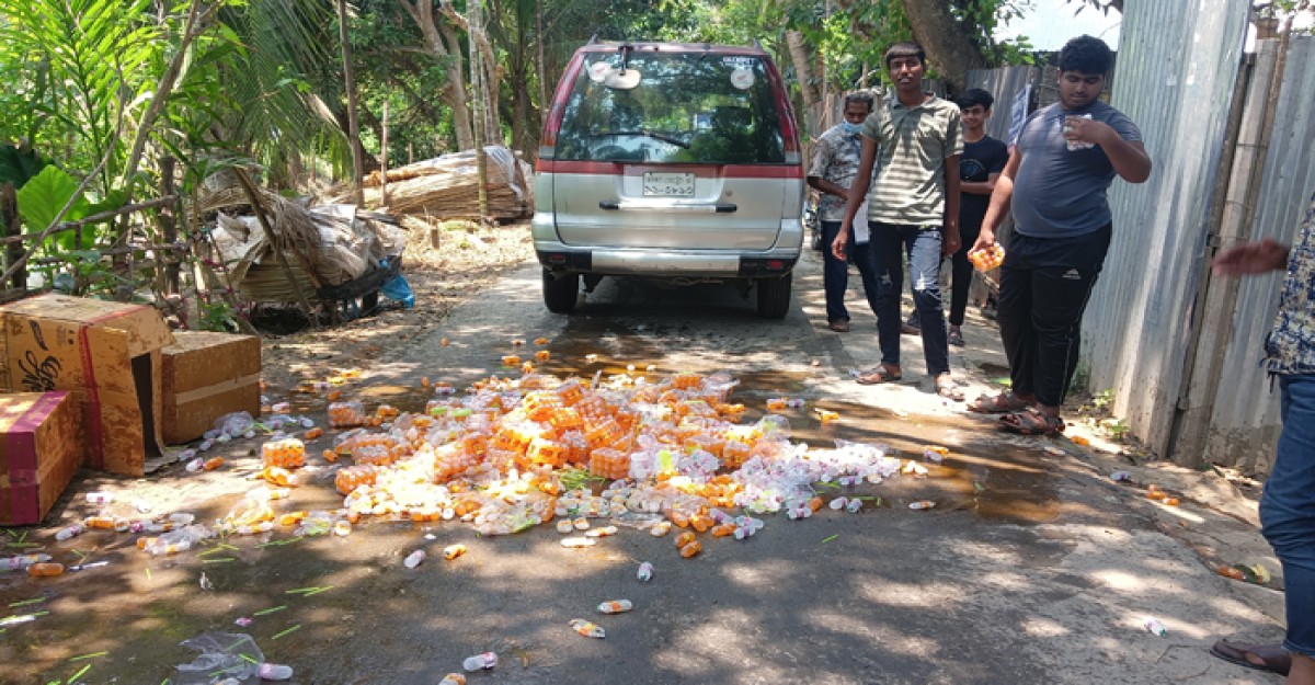 মাগুরায় ভেজাল জুস তৈরির দায়ে ব্যবসায়ীকে জরিমানা
