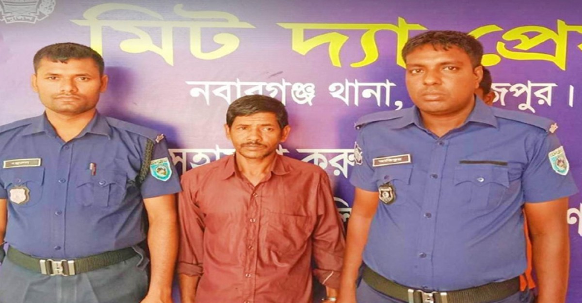নবাবগঞ্জে চোরাই গরুসহ চোর আটক