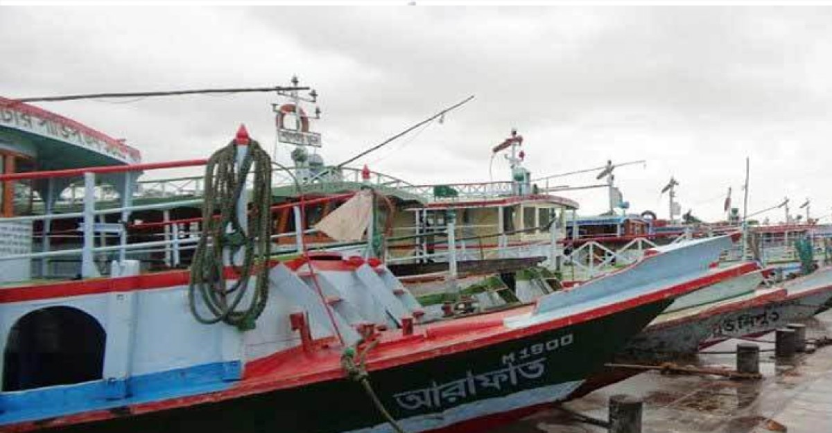 দৌলতদিয়া-পাটুরিয়া নৌরুটে লঞ্চ চলাচল বন্ধ