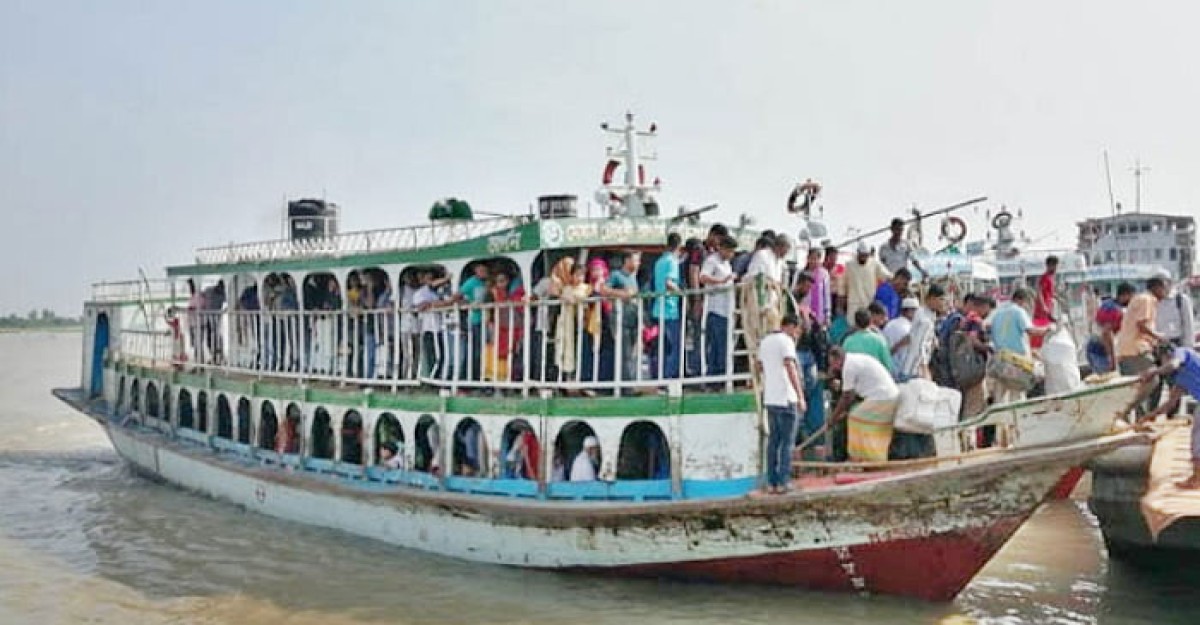 দৌলতদিয়া-পাটুরিয়া রুটে লঞ্চ চলাচল শুরু