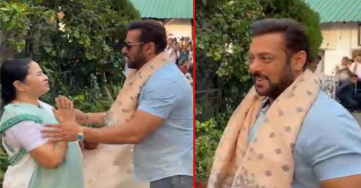 দরজায় দাঁড়িয়ে সালমানকে স্বাগত জানালেন মুখ্যমন্ত্রী মমতা