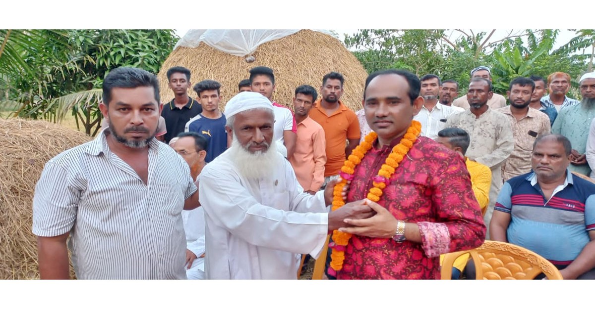 রিয়াজ মিনাকে সাংগঠনিক সম্পাদক মনোনীত করায় সংবর্ধনা