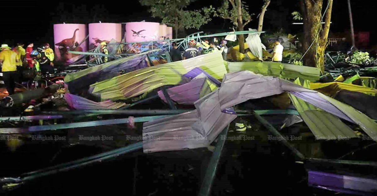 থাইল্যান্ডে স্কুলের ছাদ ধসে পড়ে শিশুসহ নিহত ৬