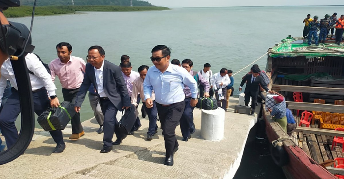 রোহিঙ্গা প্রত্যাবাসন নিয়ে আলোচনা করতে টেকনাফে মিয়ানমারের প্রতিনিধি দল