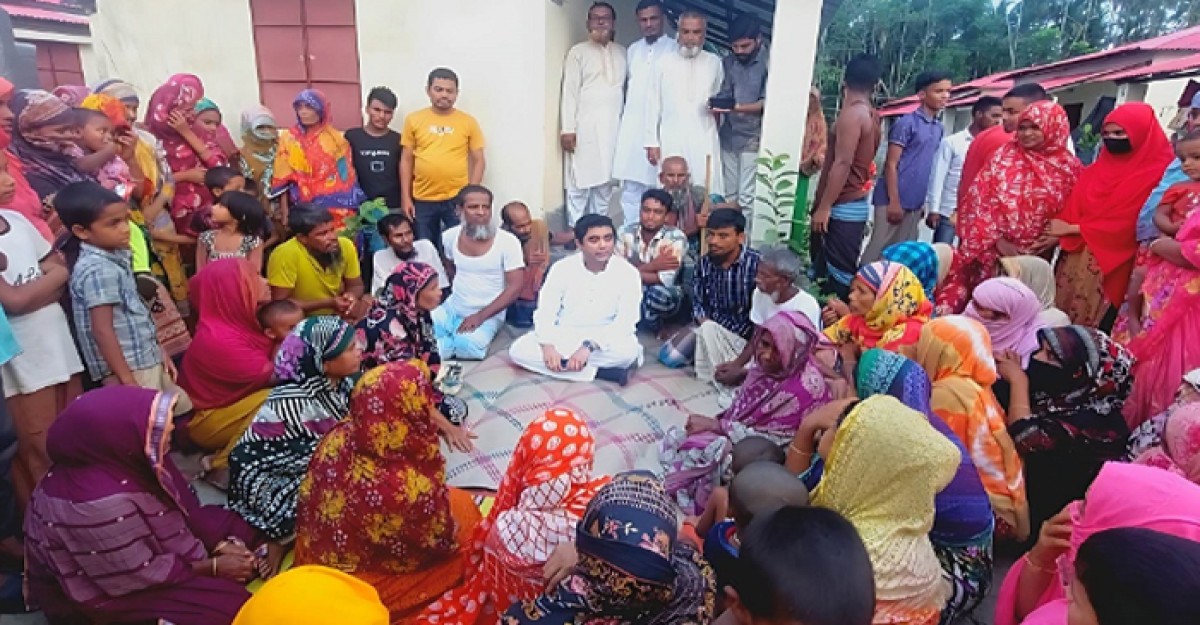 ভোলায় প্রধানমন্ত্রীর দেয়া গুচ্ছগ্রাম পরিদর্শন করলেন ড. আশিকুর রহমান শান্ত