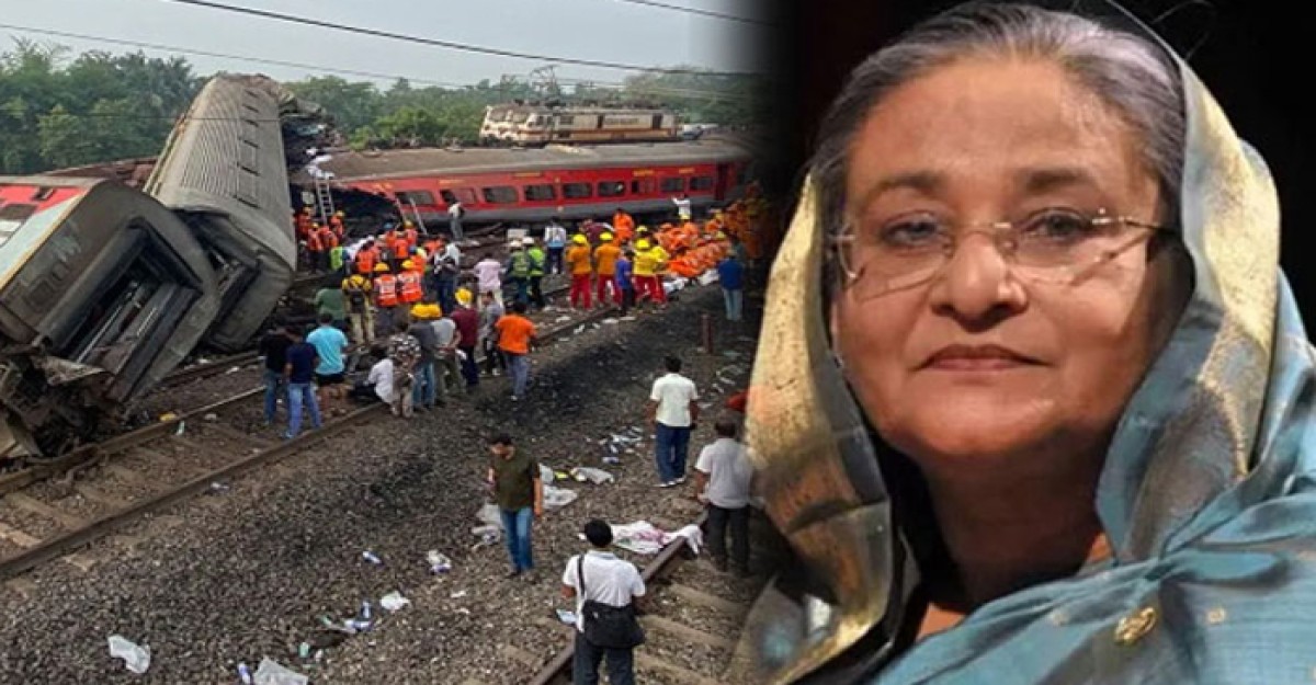 ভারতে ভয়াবহ ট্রেন দুর্ঘটনায় প্রধানমন্ত্রীর শোক