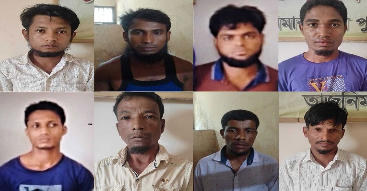 রোহিঙ্গা ক্যাম্পে যৌথ অভিযানে গ্রেফতার ৮