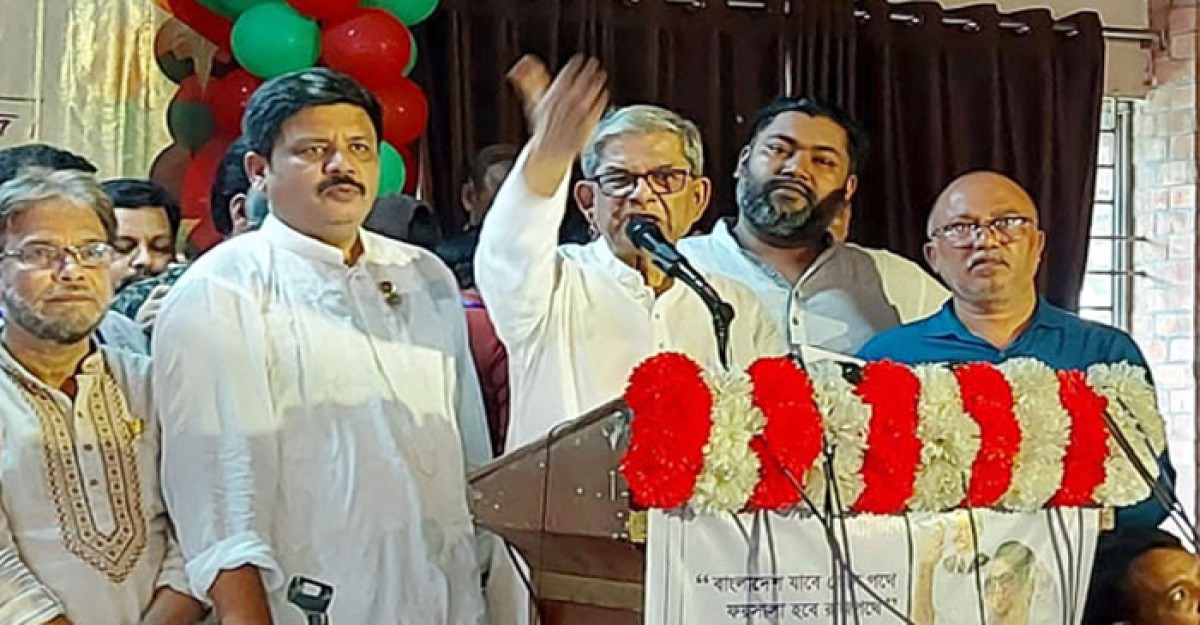 সারাবিশ্ব চায় অবাধ ও নিরপেক্ষ নির্বাচন হোক: ফখরুল