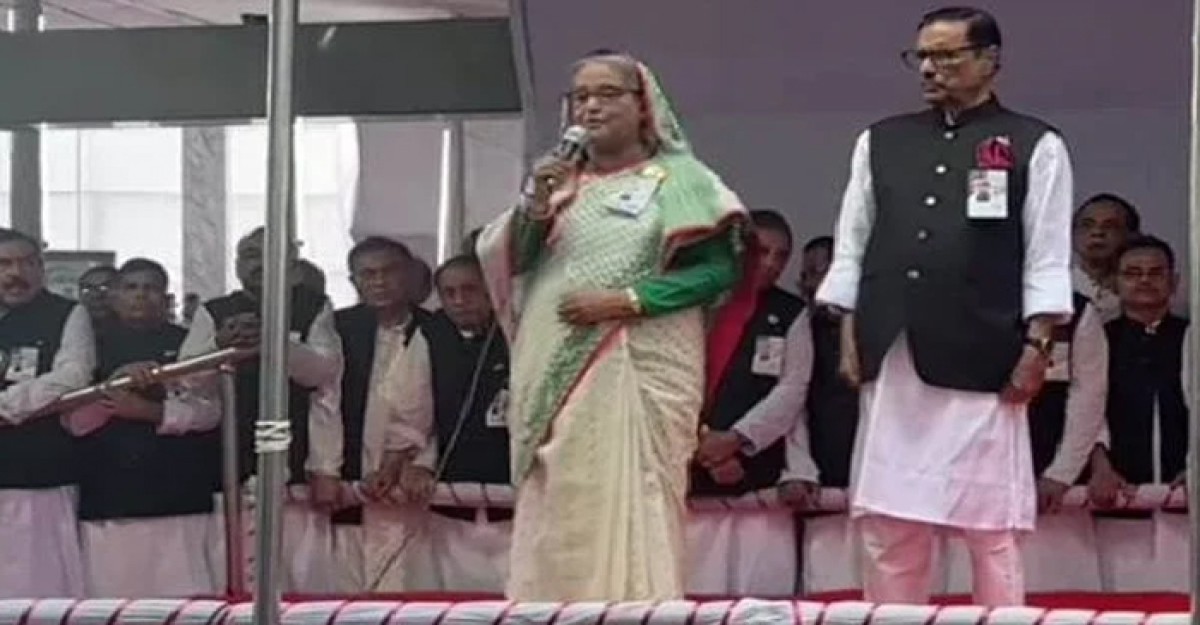অবৈধভাবে ক্ষমতায় আসিনি: প্রধানমন্ত্রী
