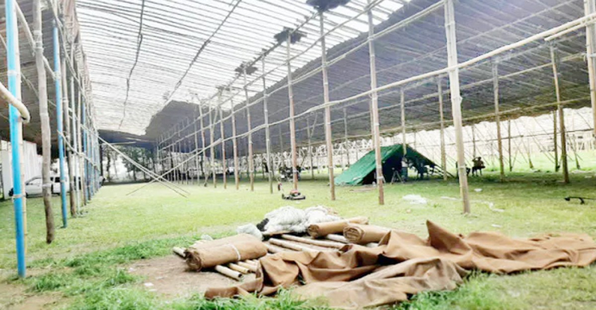 ঈদ জামাতের জন্য প্রস্তুত হচ্ছে জাতীয় ঈদগাহ