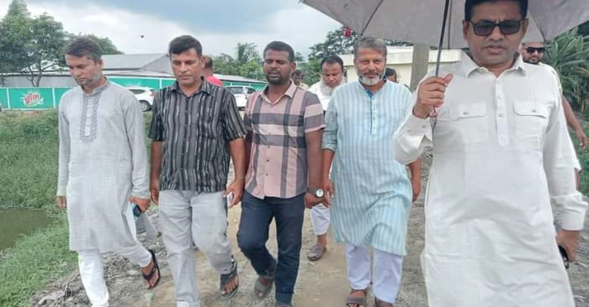 শ্রীনগরের কুকুটিয়ায় নির্মিত রাস্তার উদ্বোধন