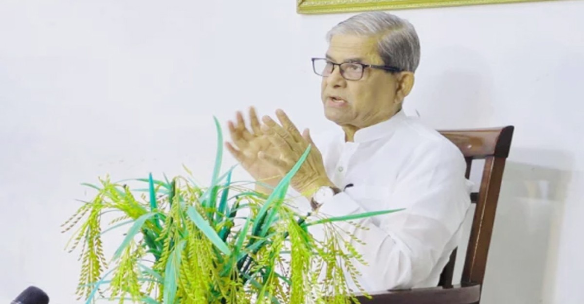 বাসায় আসার পর খালেদা জিয়া ভালো আছেন: মির্জা ফখরুল