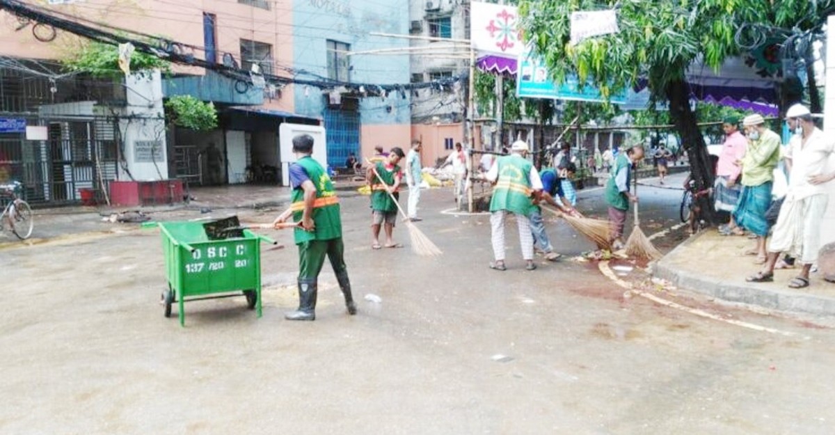 সাড়ে ১১ ঘণ্টায় শতভাগ বর্জ্য অপসারণের দাবি দক্ষিণ সিটির