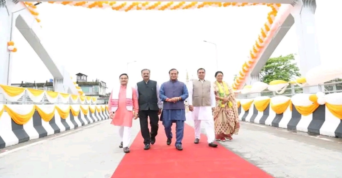 নলবাড়িতে প্রজ্ঞা সেতুর উদ্বোধন করলেন মুখ্যমন্ত্রী হিমন্ত