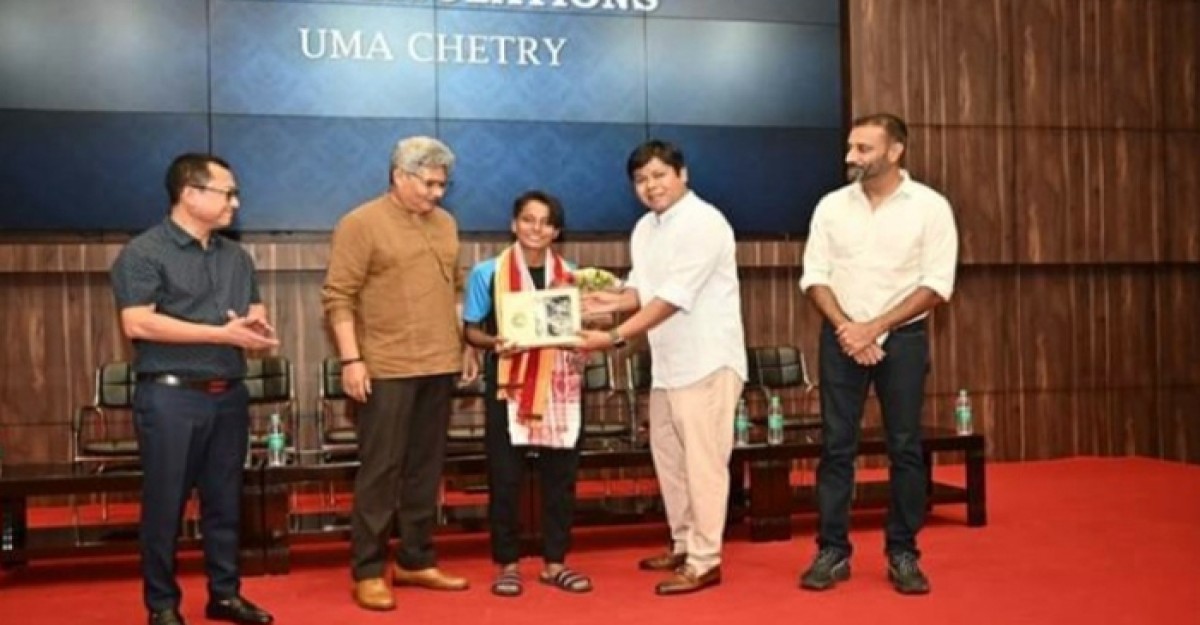 ক্রিকেটার উমা ছেত্রীকে এসিএ-র সংবর্ধনা, ৫ লক্ষ টাকা প্রদান