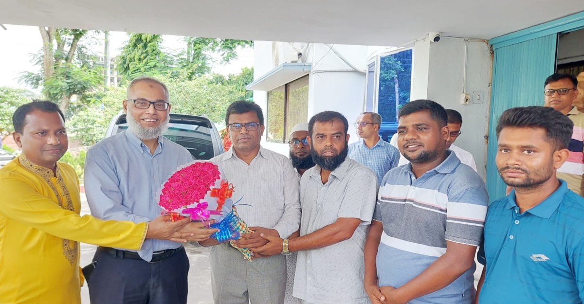 সওজের প্রধান প্রকৌশলীকে ডিপ্রস গোপালগঞ্জ শাখার শুভেচ্ছা