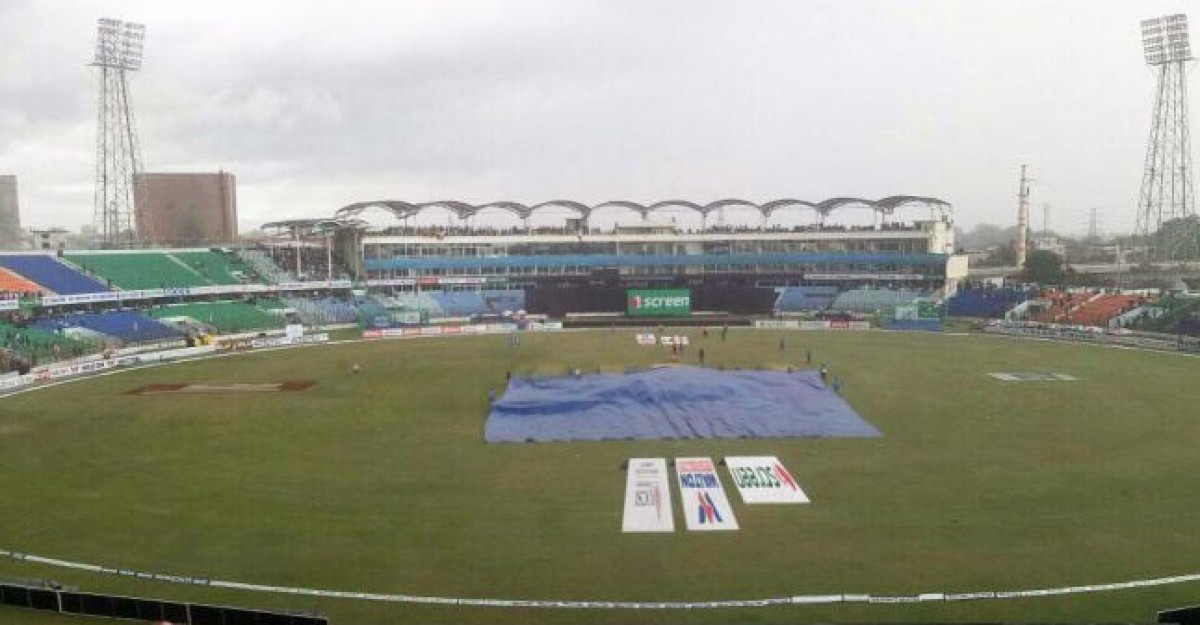 বৃষ্টিতে বন্ধ বাংলাদেশের খেলা