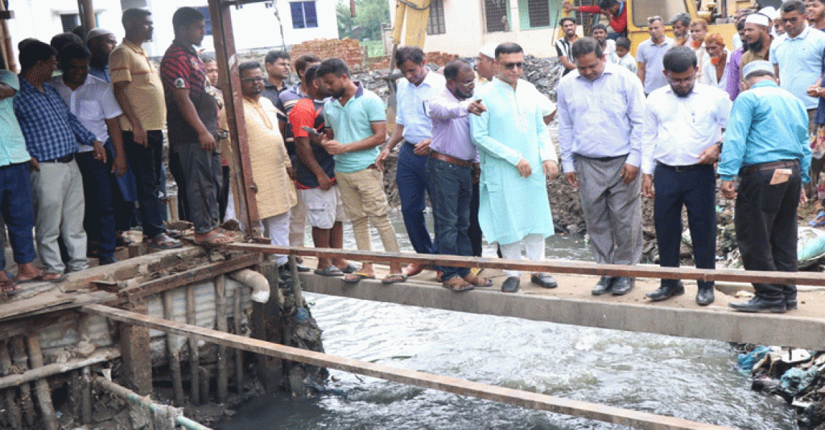 মসিকের জলাবদ্ধতা পরিস্থিতির উন্নতি: মেয়র টিটু