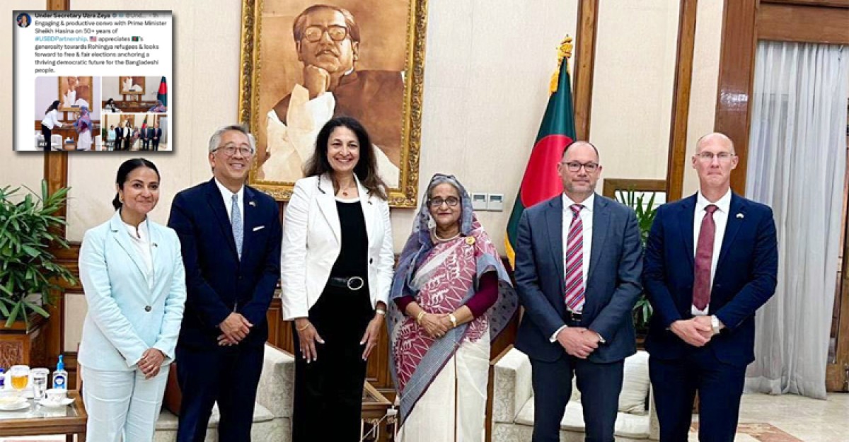 প্রধানমন্ত্রীর সঙ্গে বৈঠকের পর উজরা জেয়ার টুইট