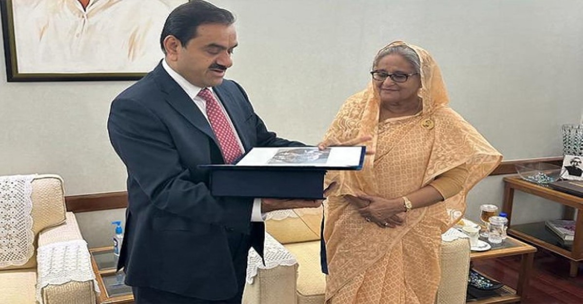 বাংলাদেশে এসে প্রধানমন্ত্রীকে ধন্যবাদ জানালেন আদানি