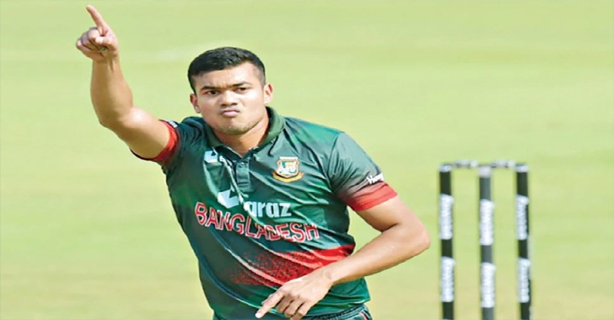 শুরুতেই আফগান শিবিরে তাসকিনের জোড়া আঘাত