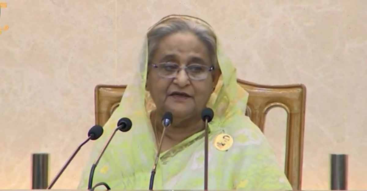 আমরা এখন বিশ্বের সঙ্গে তাল মিলিয়ে চলতে পরি: শেখ হাসিনা