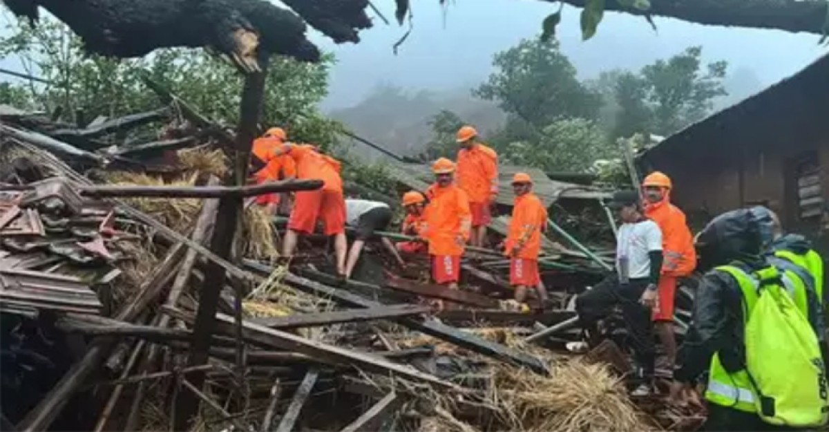 মহারাষ্ট্রে ভূমিধসে ৪ জন নিহত