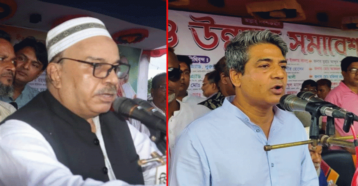 জেলা আ.লীগের সভাপতি ও এমপির পাল্টাপাল্টি জ্বালাময়ী বক্তব্য