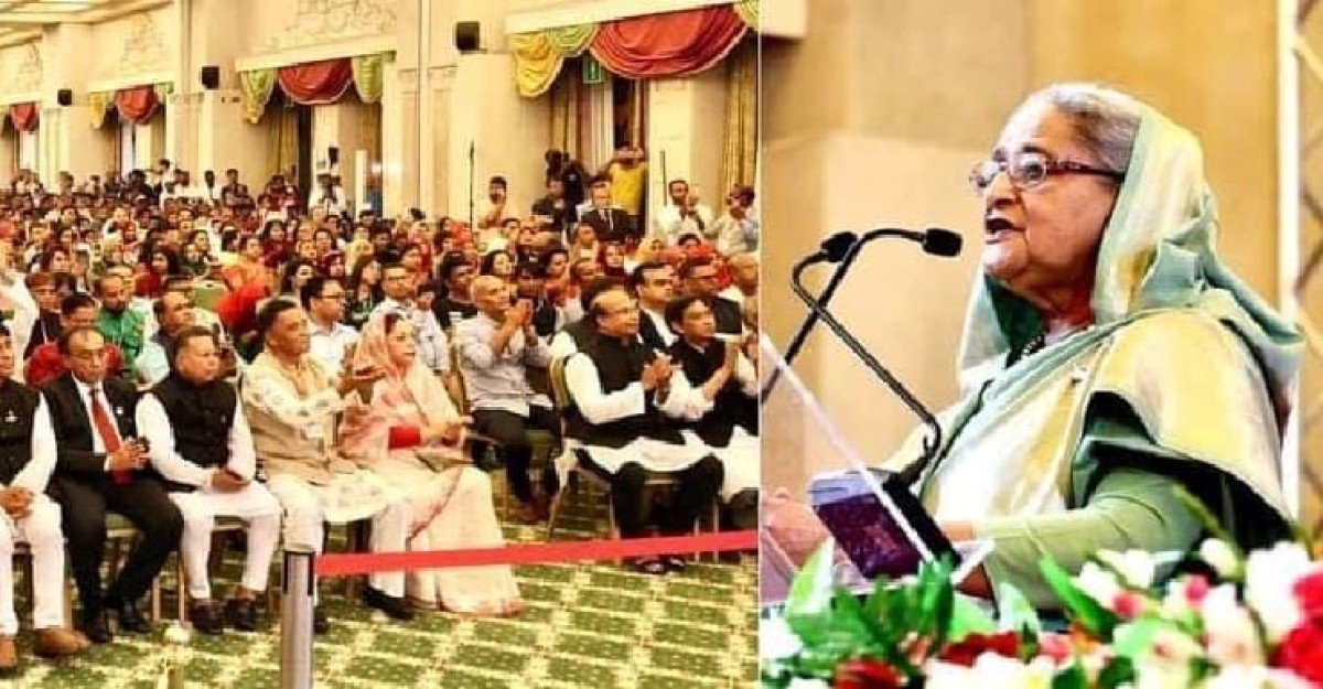 অনেক দেশ বাংলাদেশকে নিয়ে খেলতে চায় বললেন প্রধানমন্ত্রী